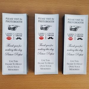 36 magnetic photo booth photo strip sleeves